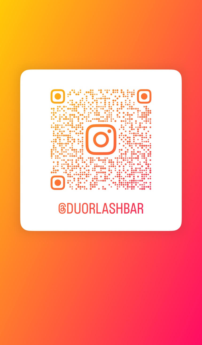 Duo R Lash Bar QR code